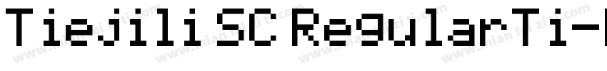 Tiejili SC RegularTi字体转换